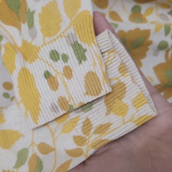 Boden Wool Floral Cardigan with button detail on the back size 4 Cottagecore - Picture 3 of 10